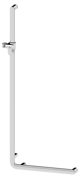 Elegance NEW leņķa atbalsta stienis 90° kreisā puse, izmantošanai kā dušas sliedi, 501/1201mm, chrome-plated