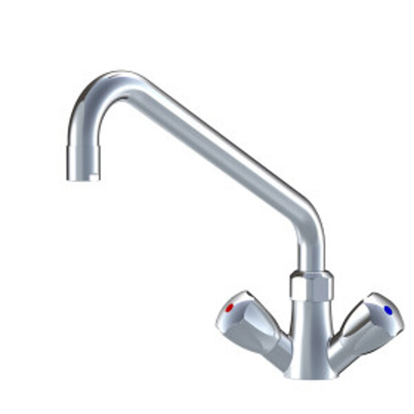 K.24.41.04.000C07 KWC GASTRO profesionālais virtuves izlietnes ūdens maisītājs A300 hroms