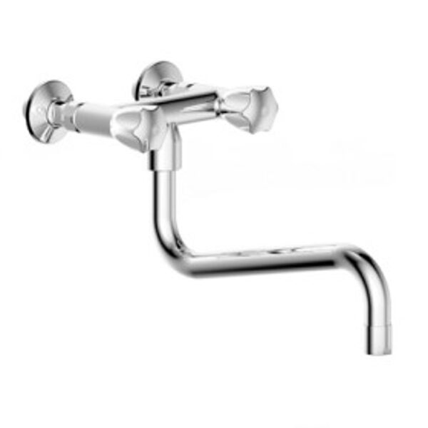 K.24.42.13.000C86 KWC GASTRO profesionālais virtuves izlietnes ūdens maisītājs A300 hroms