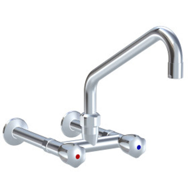 K.24.42.22.000C74 KWC GASTRO profesionālais virtuves izlietnes ūdens maisītājs no sienas A300 hroms