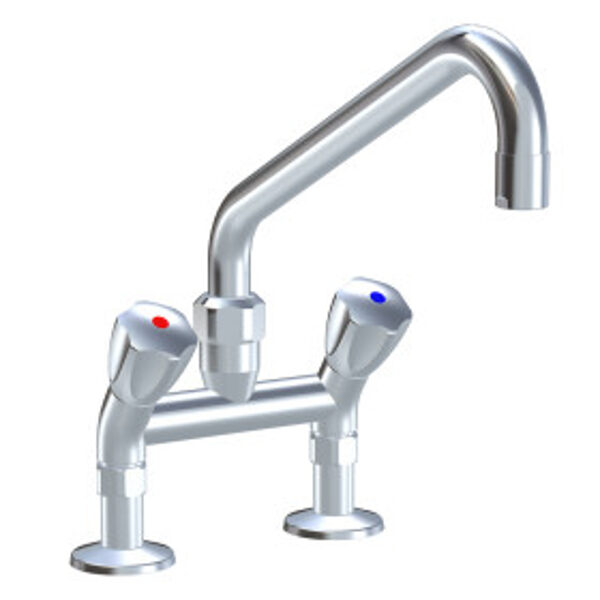 K.24.42.42.000C74 KWC GASTRO profesionālais virtuves izlietnes ūdens maisītājs A300 hroms