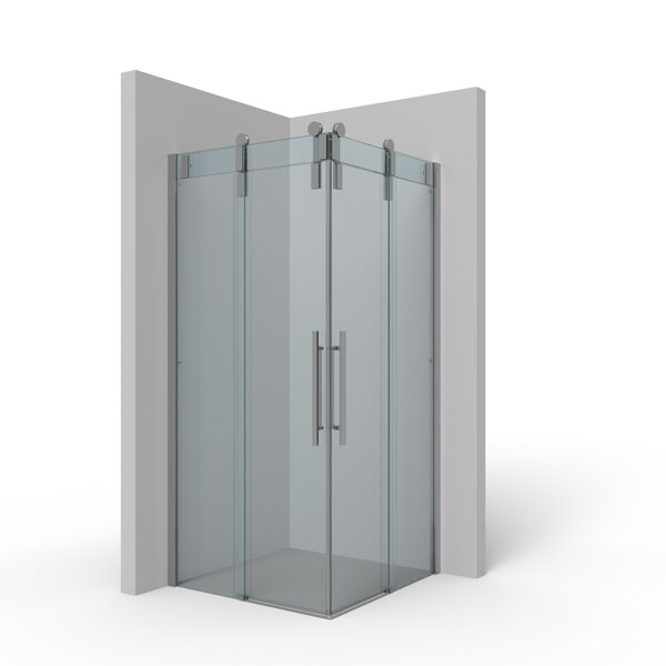 PIANA SLIDE VARIO 2-daļīgas dušas stūra durvis montāžai labajā pusē