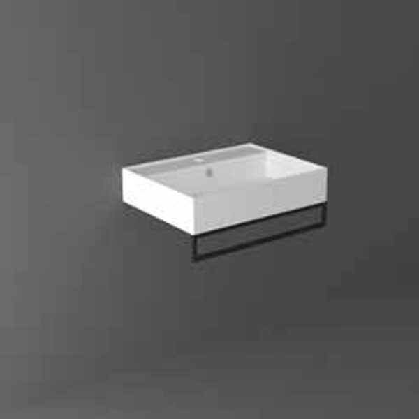 AGF51 AGILE Priekšpusē uzstādāms dvieļu turētājs 51xh10cm izlietnei AG51 melns matēts