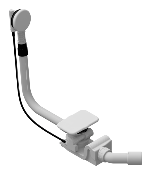 Vannas sifons ar emaljētu noplūdi un pārplūdi KA 4060