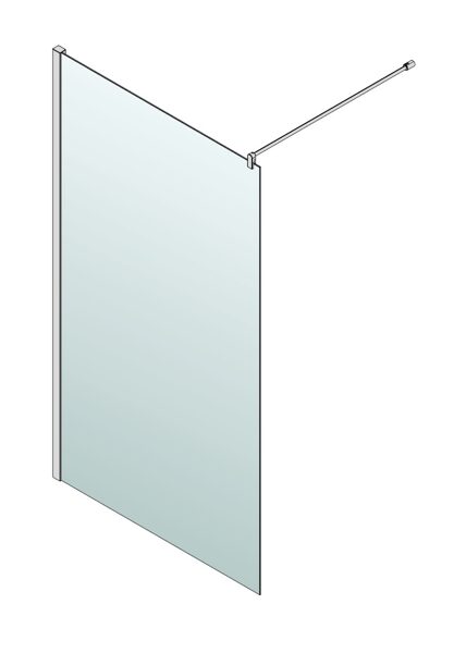 Palme Valletta XO Walk-In dušas siena