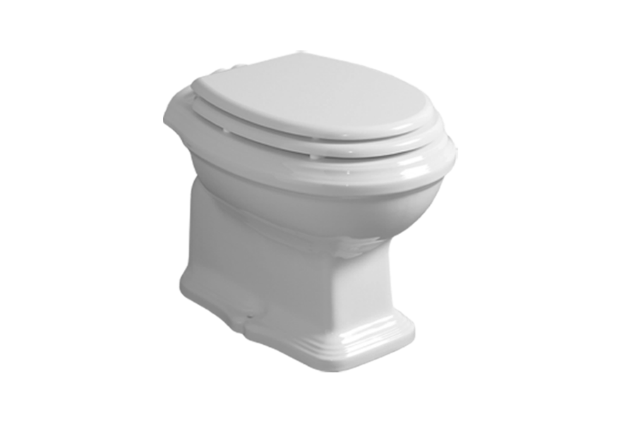 AR801 Arcade WC poda apakša ar vertikālu izplūdi (poda sēd riņķis ar vāku jāpasūta atsevišķi)