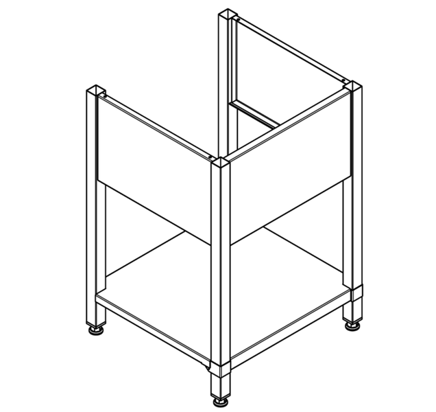 KWC MAXIMA rāmis komercizlietnei: MAXS100-60, nerūsējošais tērauds (2000057122 / MAXF60-60)