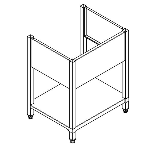KWC MAXIMA rāmis komercizlietnei: MAXS100-70, nerūsējošais tērauds (2000057124 / MAXF70-60)