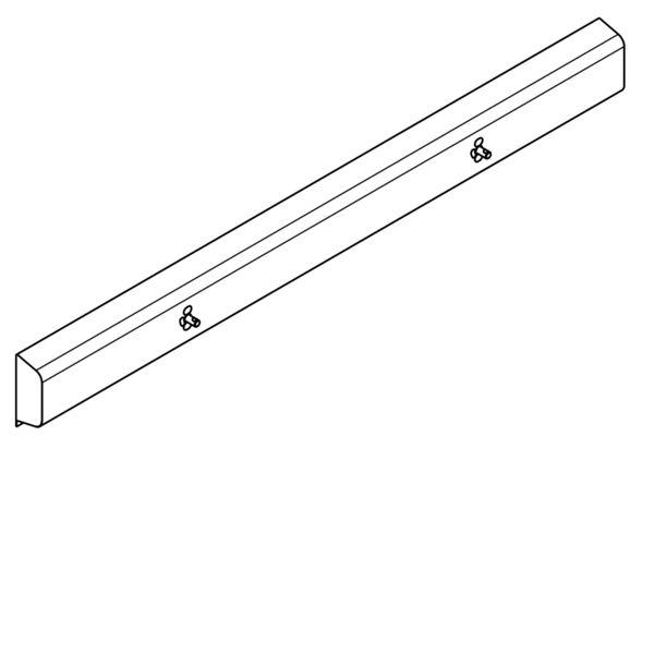 KWC Armatūras bloks gatavs savienošanai ar 2 mazgāšanas vietām 800mm, montāžai pie sienas, karstā un aukstā ūdens pieslēgšanai no labās vai kreisās puses aizmugurē. 1600x173x72mm
