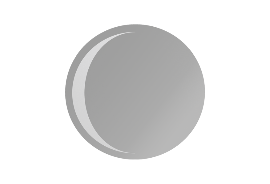 HES04 “Mezza Luna” spogulis ar fona apgaismojumu Ø800mm