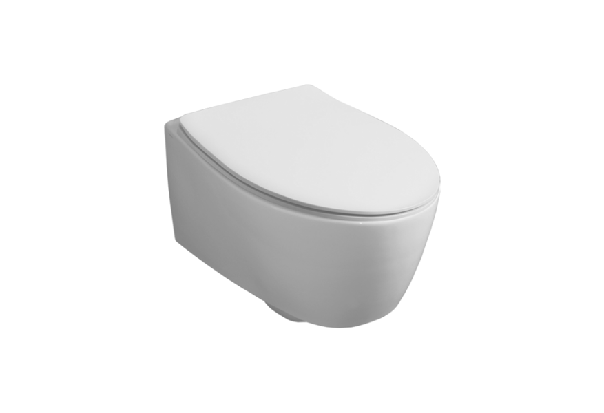 LFT18 LFT SPAZIO VASO WC stiprināms pie sienas rimless (poda sēdriņķis un stiprinājumi F85 jāpasūta atsevišķi)