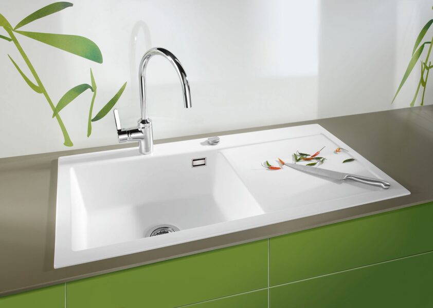 MERA 100 SL Virtuves izlietne 1000x510mm ar bļodu labajā pusē