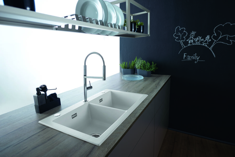 MERA TWIN Virtuves izlietne 865x510mm