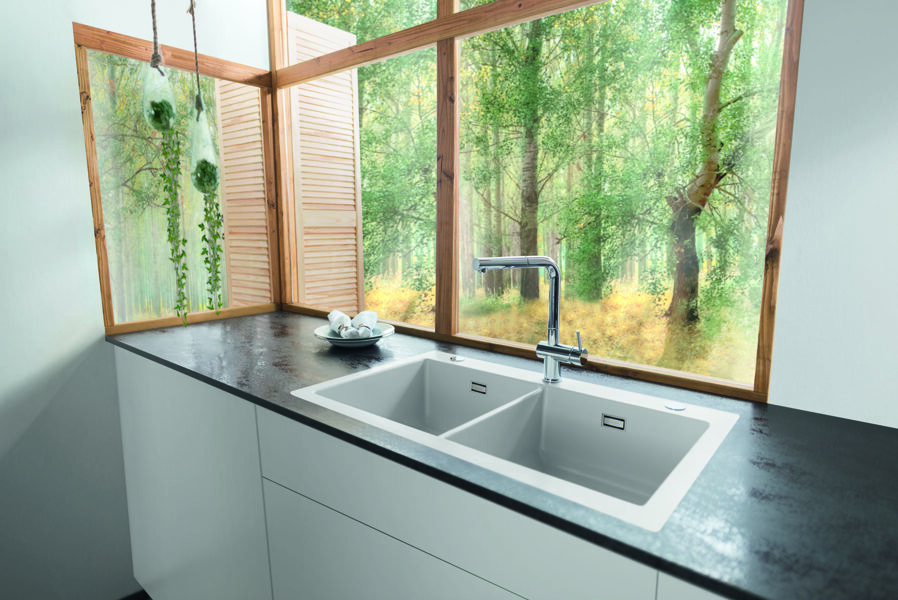 MERA TWIN F Virtuves izlietne 841x486mm