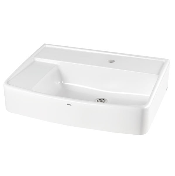 SIRIUS izlietne skolas klasei 600x150x450mm, bez pārplūdes ar maisītāja caurumu, alpin white (2000106177 / ANMW322)