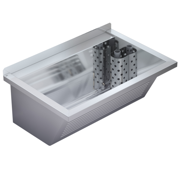 SIRIUS izlietne 750x354x500mm ar izplūdi labajā pusē, nerūsējošais tērauds (2030045758 / CA210/2N)