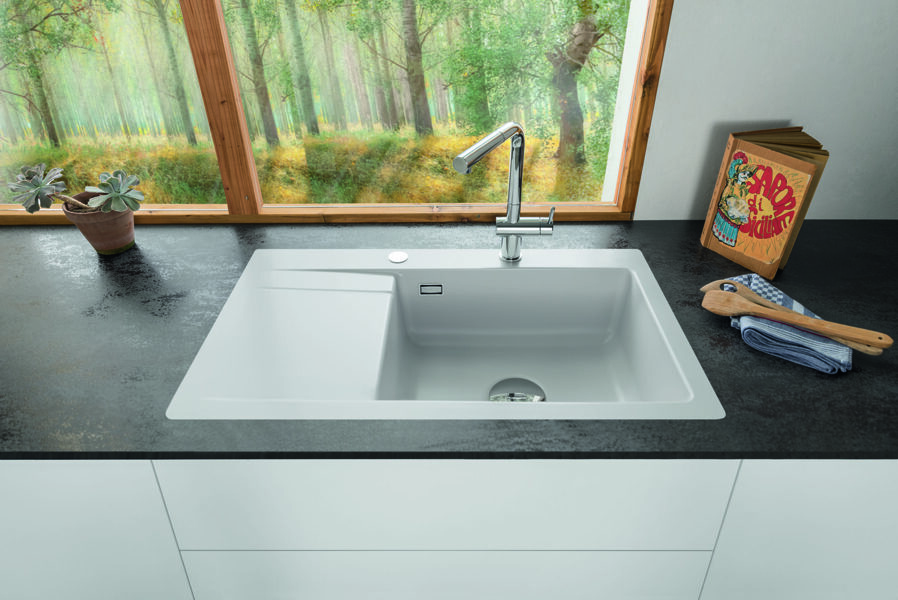 STEMA 86 SL / F R Virtuves izlietne 836x486mm ar bļodu labajā pusē