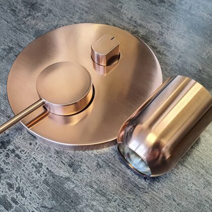 24092001 Grohe Brushed red Gold 18k iebūvējamā dušas maisītāja Essence virsapmetuma daļa,